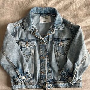 Zara Light Blue Denim Jean Jacket